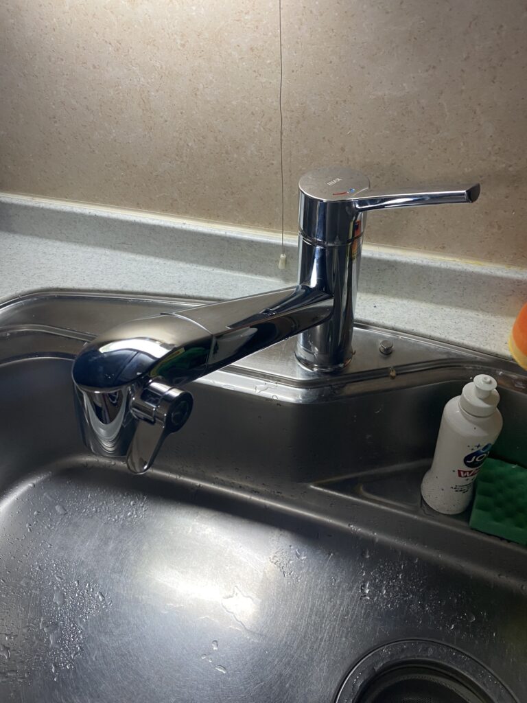 小規模工事　キッチン水栓交換